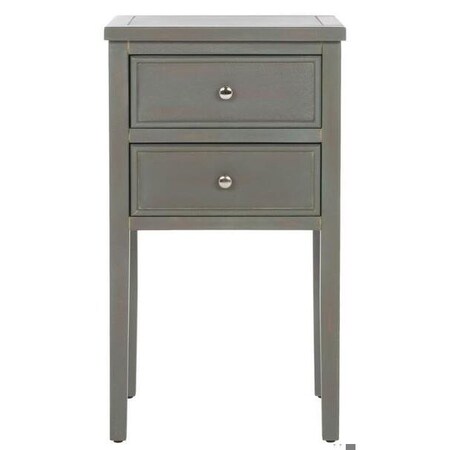 Safavieh Toby End Table- French Grey - 29.7 x 14.2 x 16.9 in. AMH6625A